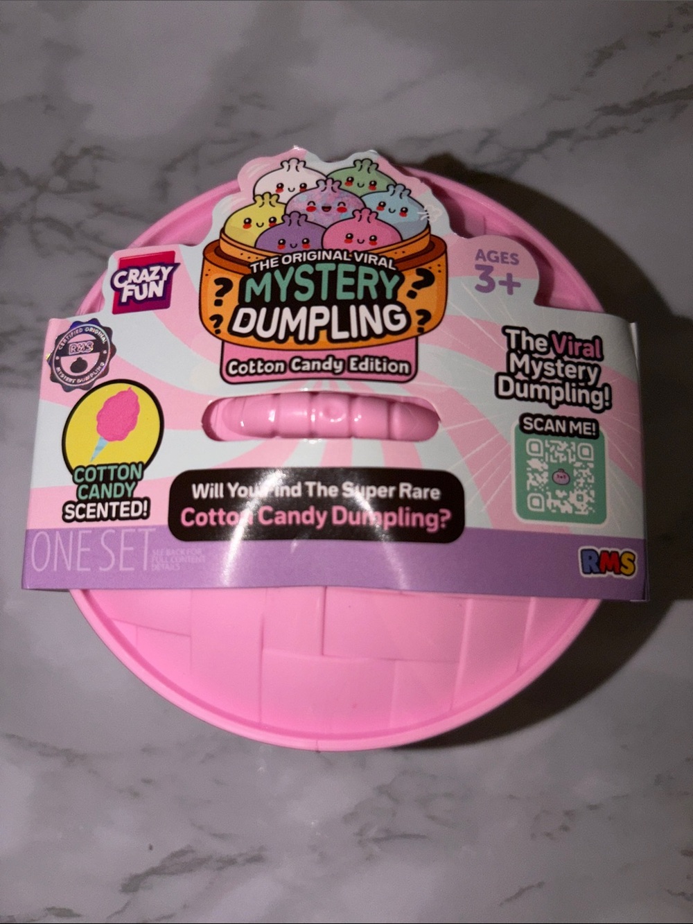 NEW RMS MYSTERY DUMPLING COTTON CANDY 🍬 EDITION VIRAL SQUISHY SCENTED TOY FUN 🥟🥳